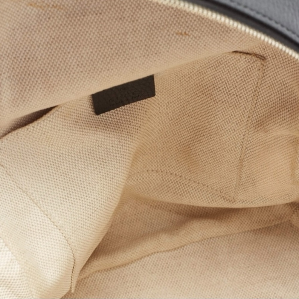 Gucci Black Leather Soho Chain Backpack – Vintage - Picture 7 of 10